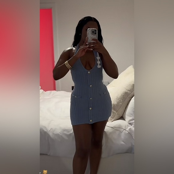 🔥🔥Zara  Halter Neck Button Dress - Picture 8 of 14